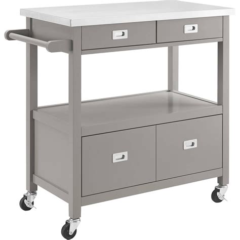 stainless steel carts with drawers